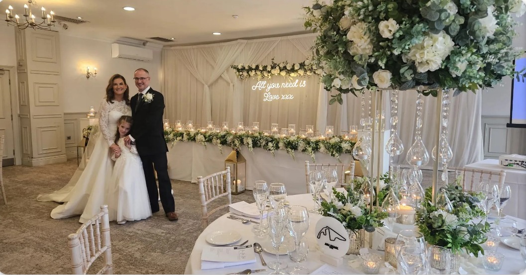Rhoda & Richard on their wedding day